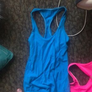 Great condition blue lulu tank top